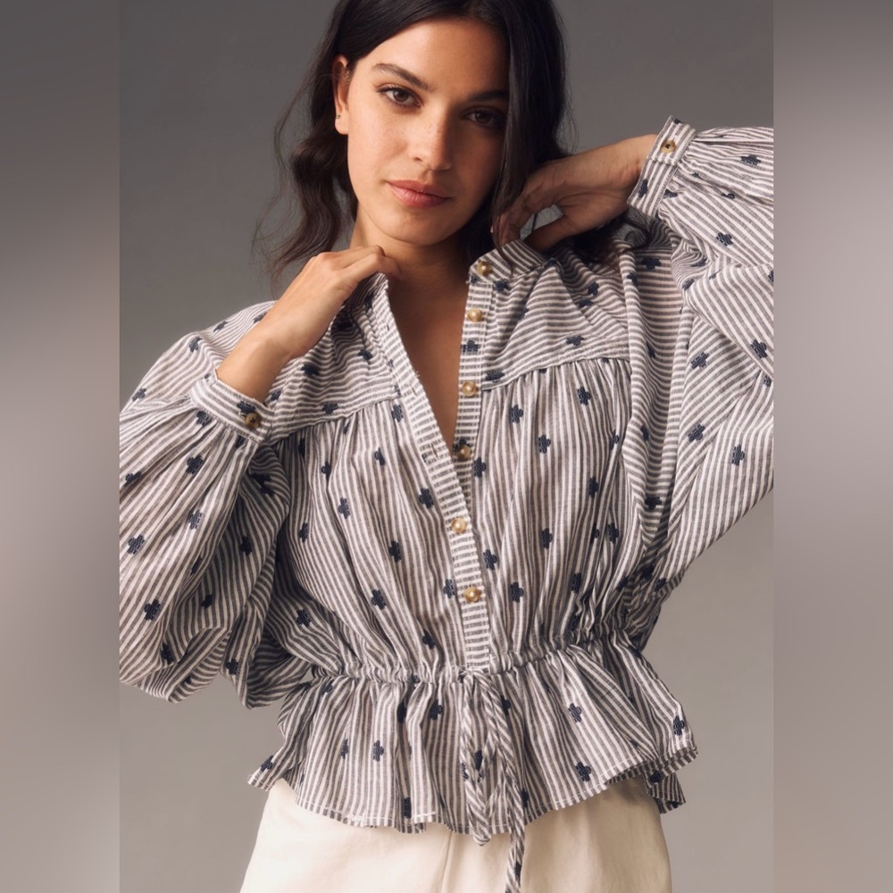 The Sidney Batwing Blouse by Pilcro: Cinched
Waist Edition